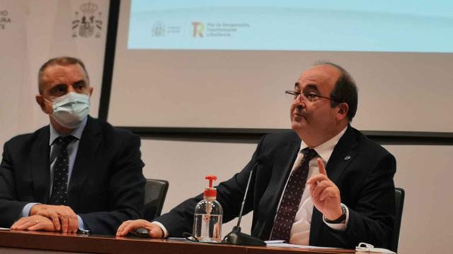 El ministro de Cultura y Deporte, Miquel Iceta