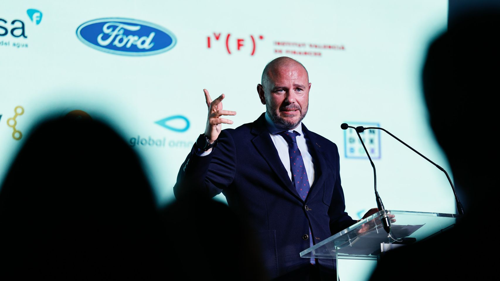 El presidente de la Diputación de Valencia, Toni Gaspar, durante la apertura del I Foro Económico Valenciano.