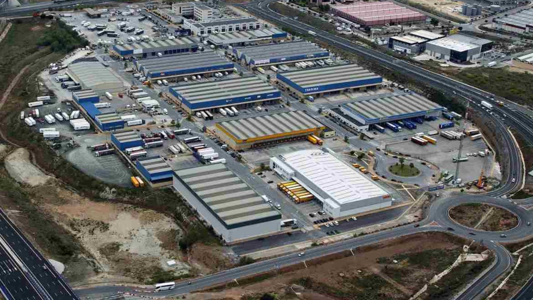 Imagen aérea del antiguo CTM de Málaga.