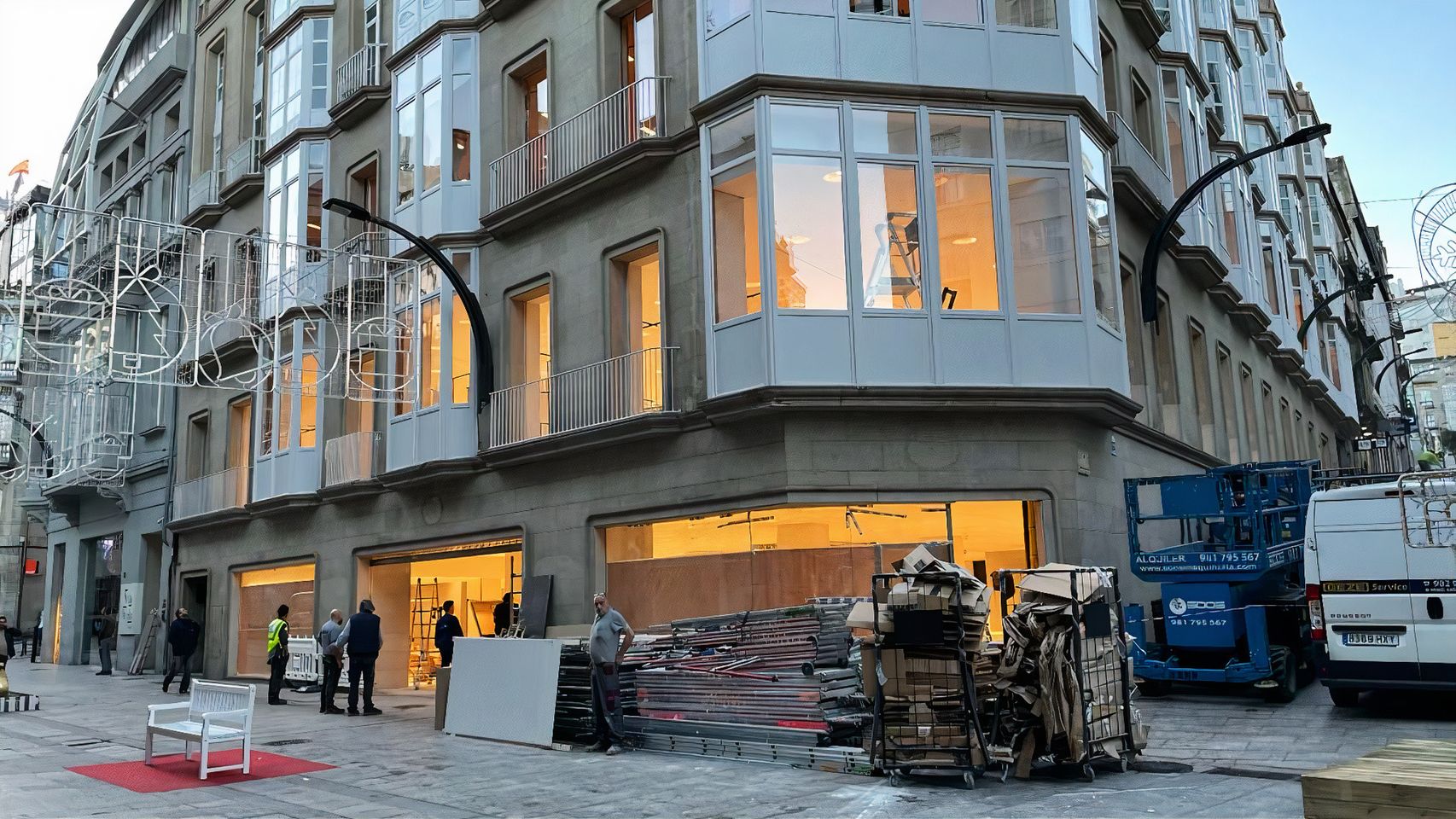 Nueva tienda de Zara en Príncipe a tres días de su apertura.