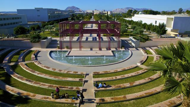 Panorámica de la Universidad de Alicante, en imagen de archivo.