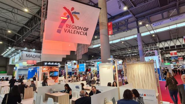 El expositior de la Comunidad Valenciana en la feria de Barcelona.