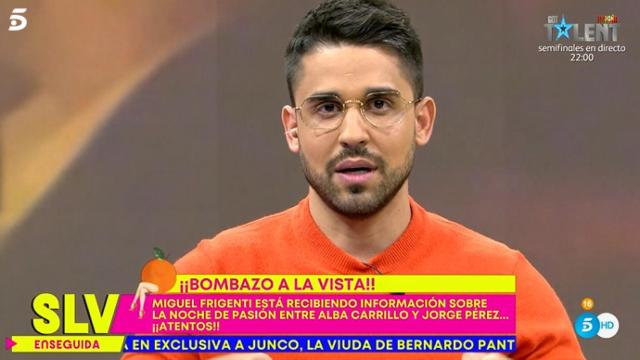 La bomba de Miguel Frigenti: Después de la fiesta, Jorge Pérez estuvo con Alba Carrillo.