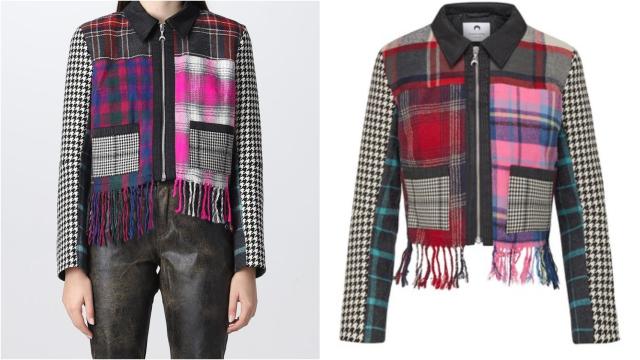 Chaqueta de tartán de Marine Serre.