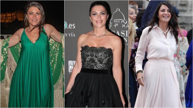 Macarena Olona con tres 'looks' diferentes.