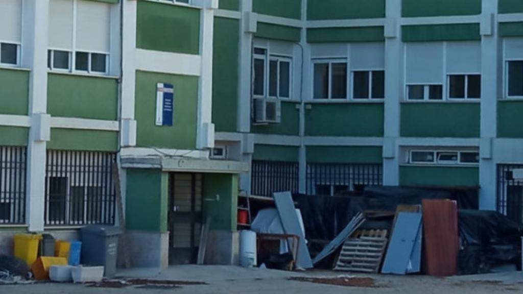 Uno de los colegios afectados por las obras