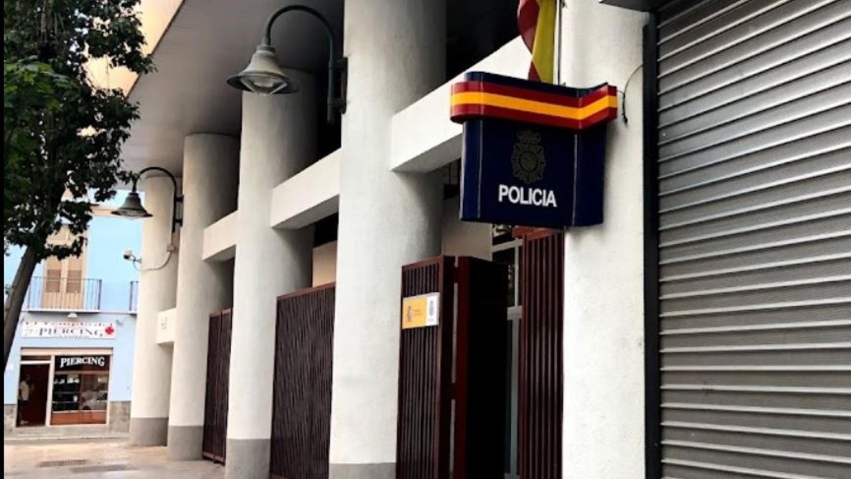 Comisaría en el Centro de Málaga.