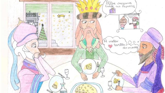 Cartel ganador del concurso de Navidad.