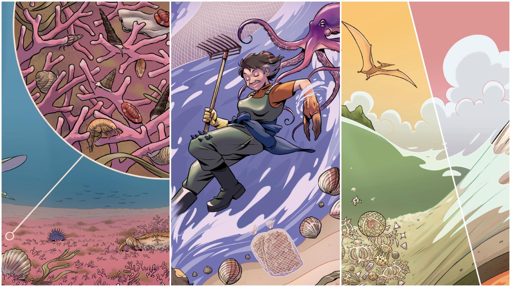 Ilustraciones del proyecto ‘Ocean literacy’.