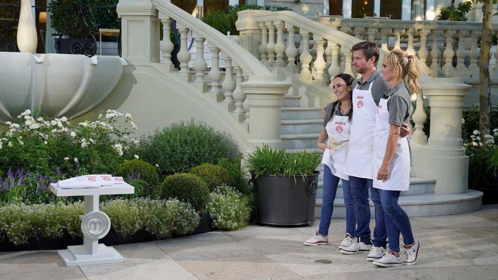 María Escoté, Manu Baqueiro y Patricia Conde en la final de ‘MasterChef Celebrity’