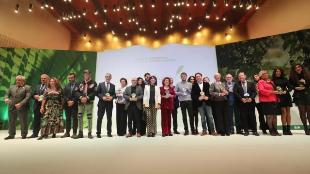 Los premiados, en la noche de este miércoles en el ADDA.