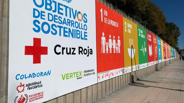 Muro ODS de Cruz Roja