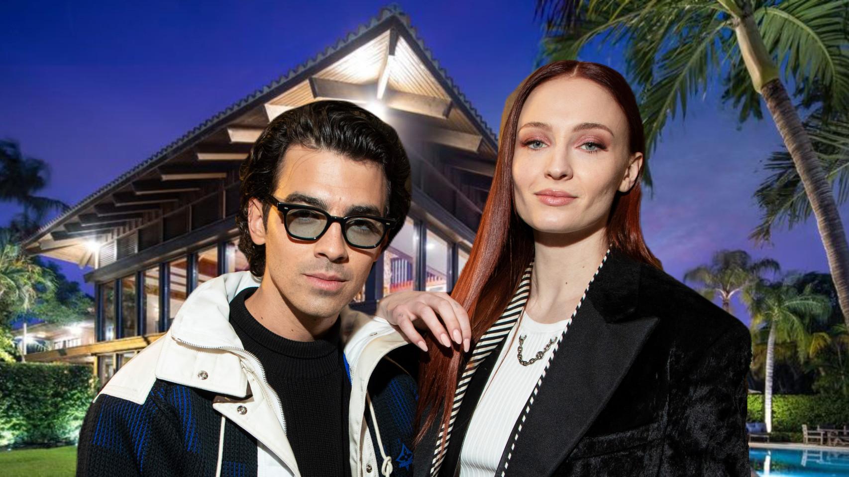 Sophie Turner y Joe Jonas en un fotomontaje de EL ESPAÑOL.