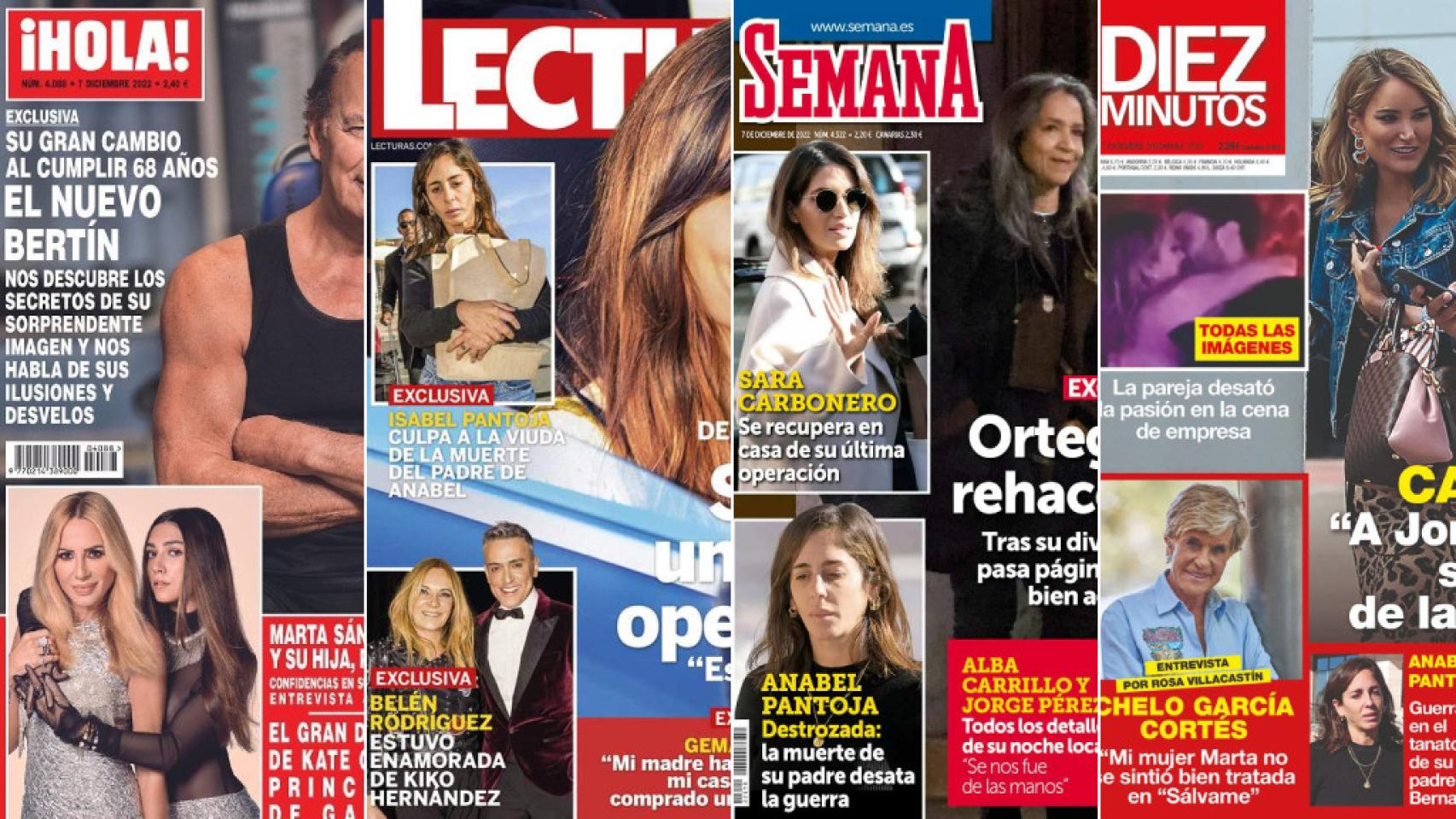 Portadas de las revistas.