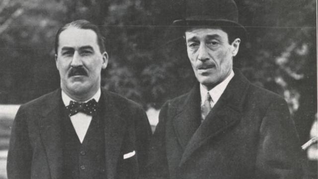 Howard Carter y el duque de Alba en 1924 en Madrid. Foto: Fundación Casa de Alba