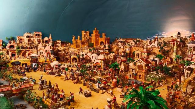 Cerca de 500 figuras pueblan el Belén de la Orden Tercera de Ferrol