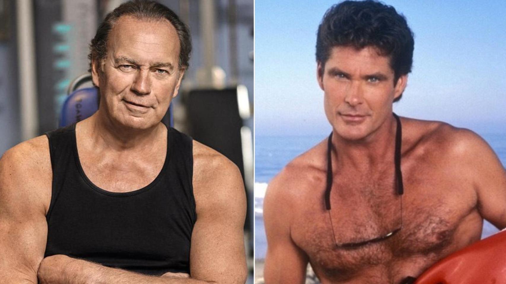 Osborne y Hasselhoff en un fotomontaje.