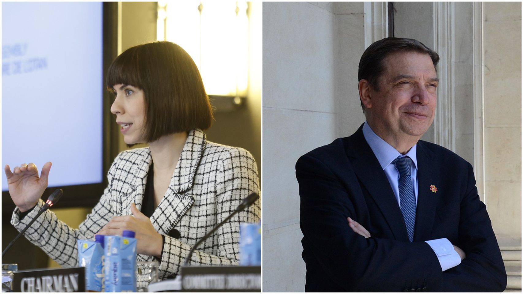 La ministra de de Ciencia e Innovación, Diana Morant, y el ministro de Agricultura, Pesca y Alimentación, Luis Planas.