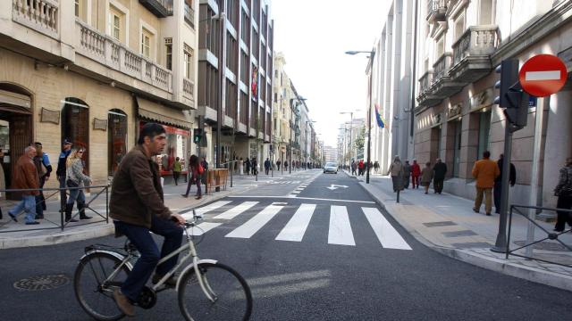 Zona de Baja Emisión en una ciudad española.
