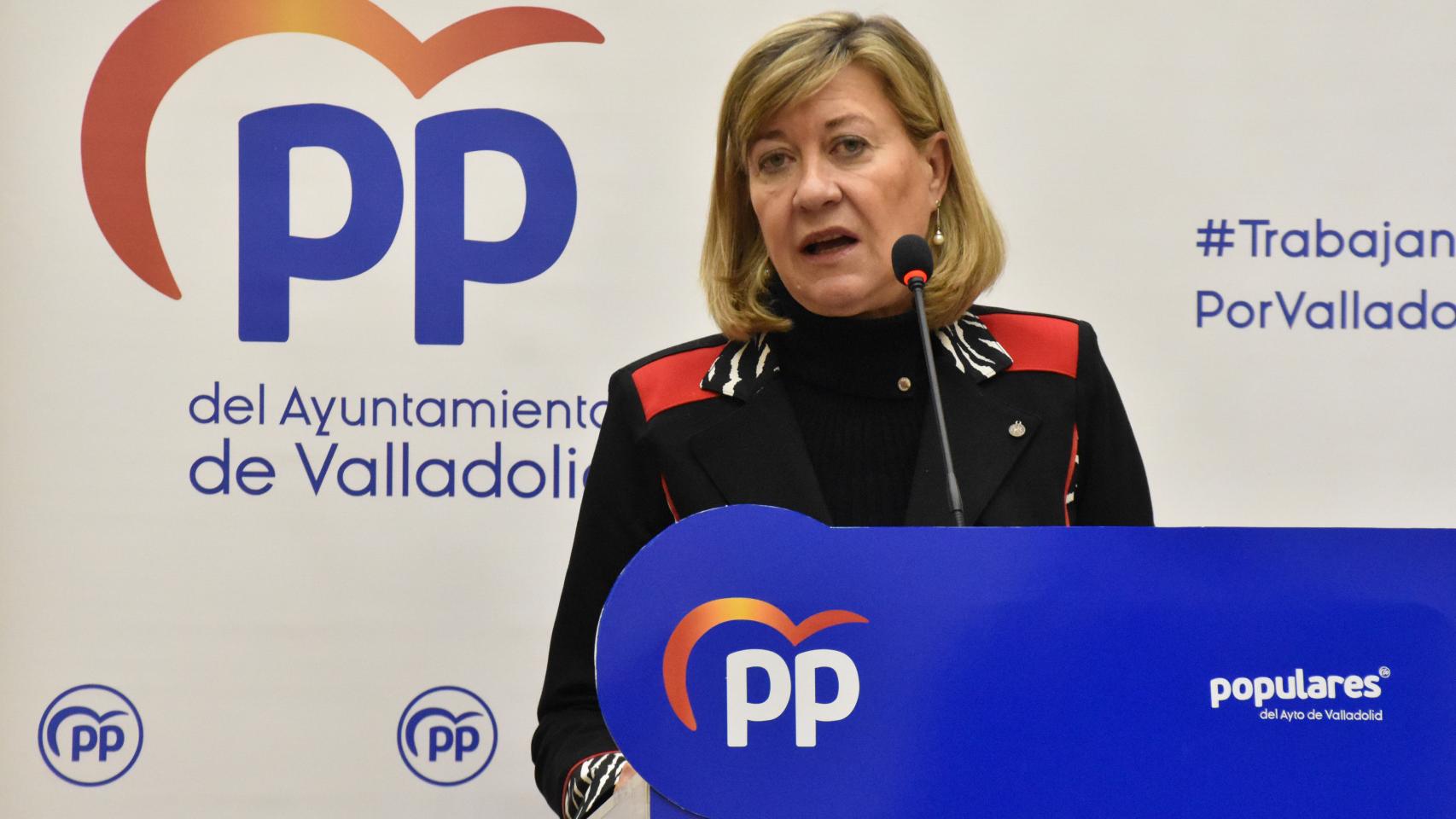 Pilar del Olmo, presidenta del Grupo Municipal Popular en el Ayuntamiento de Valladolid