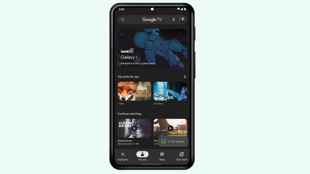Nuevo Google TV para Android