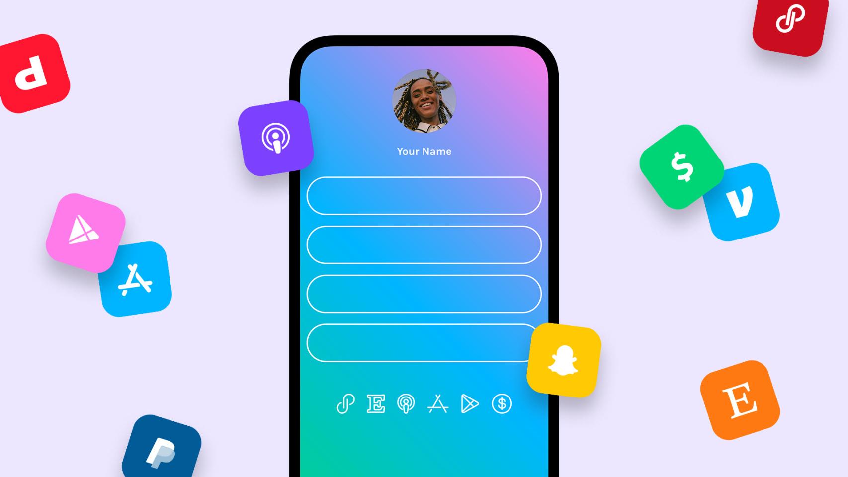 Enlaza todos tus perfiles en el mismo sitio con Linktree