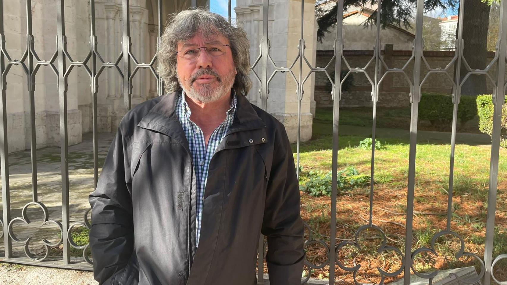 Fermín González durante la entrevista con EL ESPAÑOL en Burgos.