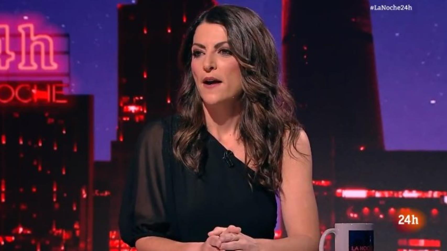 Macarena Olona en su entrevista en TVE.