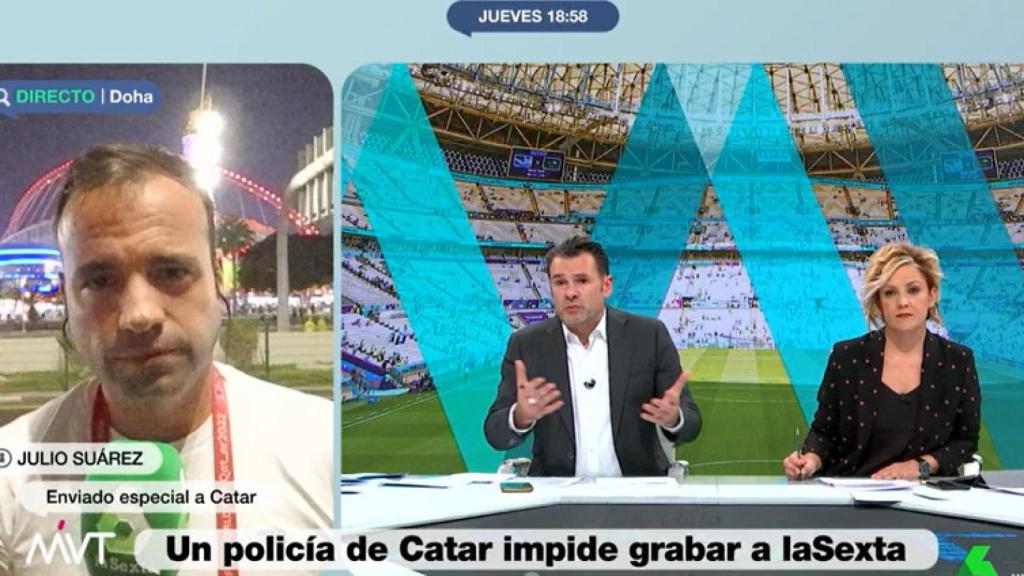 Julio Suárez, en la conexión de 'MVT'.