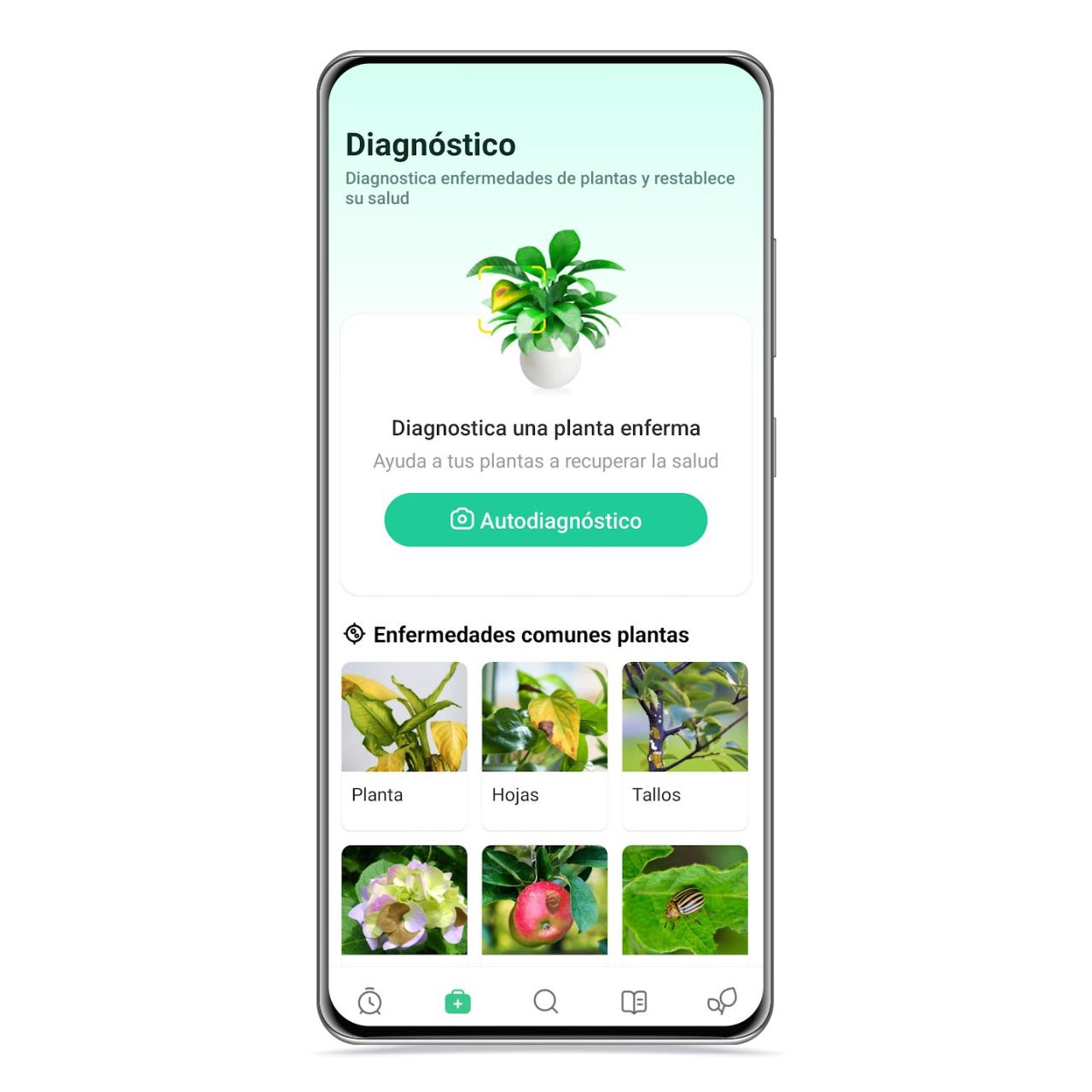 Diagnóstico de plantas en Plant Parent