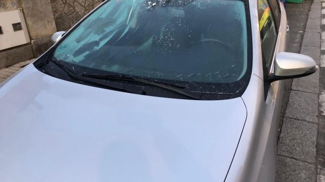 Luna delantera del coche
