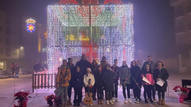 Encendido de las luces en Guijuelo