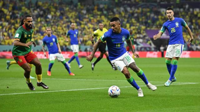 Gabriel Jesus, en el Brasil - Camerún