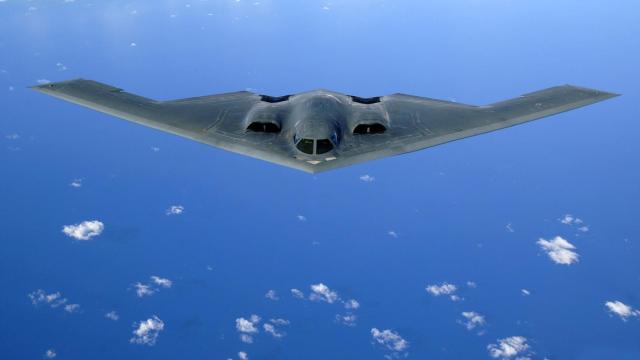 Un bombardero B-2 Spirit.