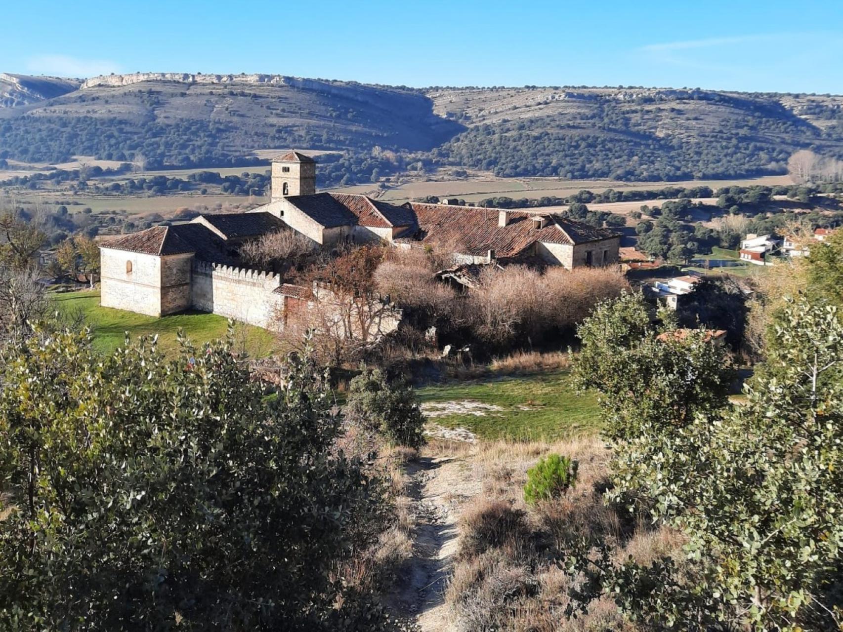 Imagen panorámica de la finca a la venta en Soria.