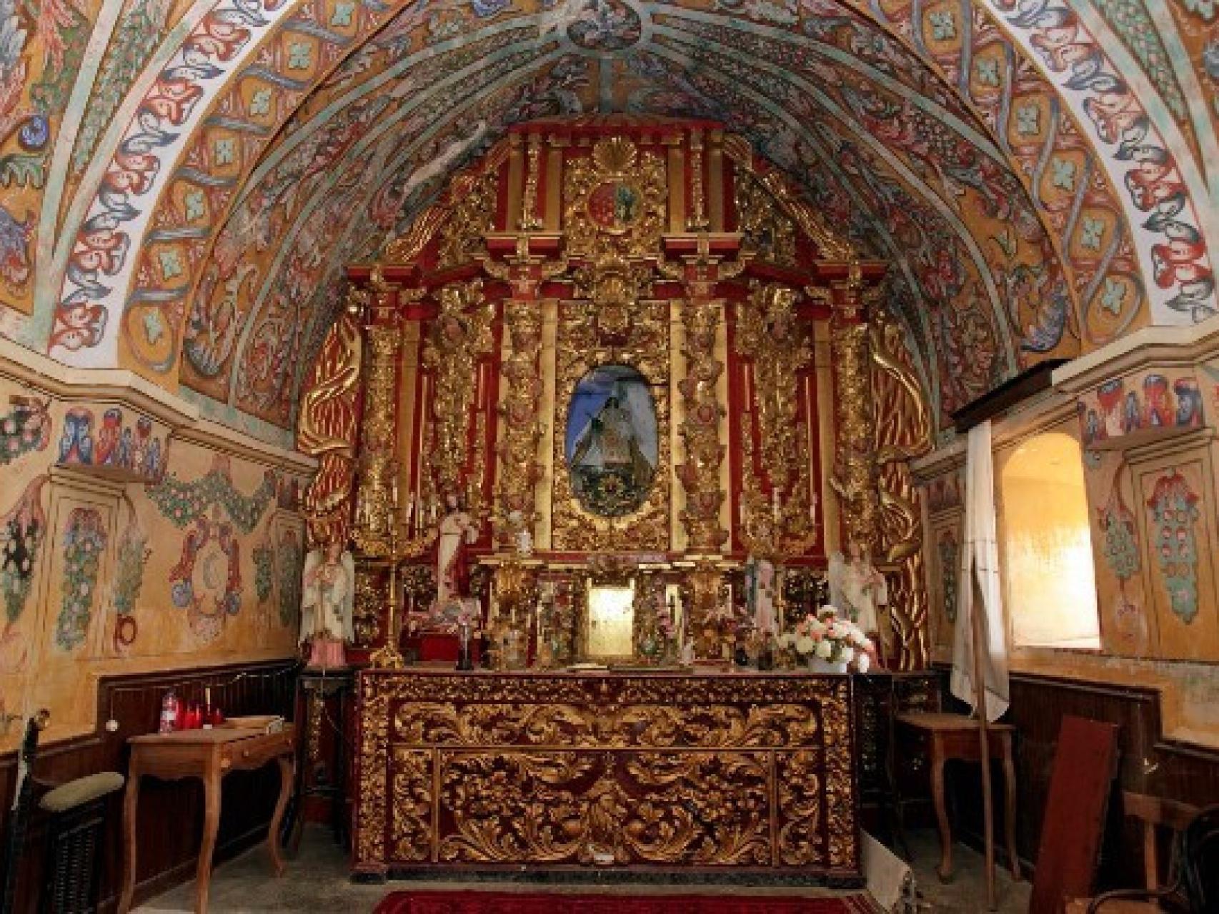 Interior de la iglesia.