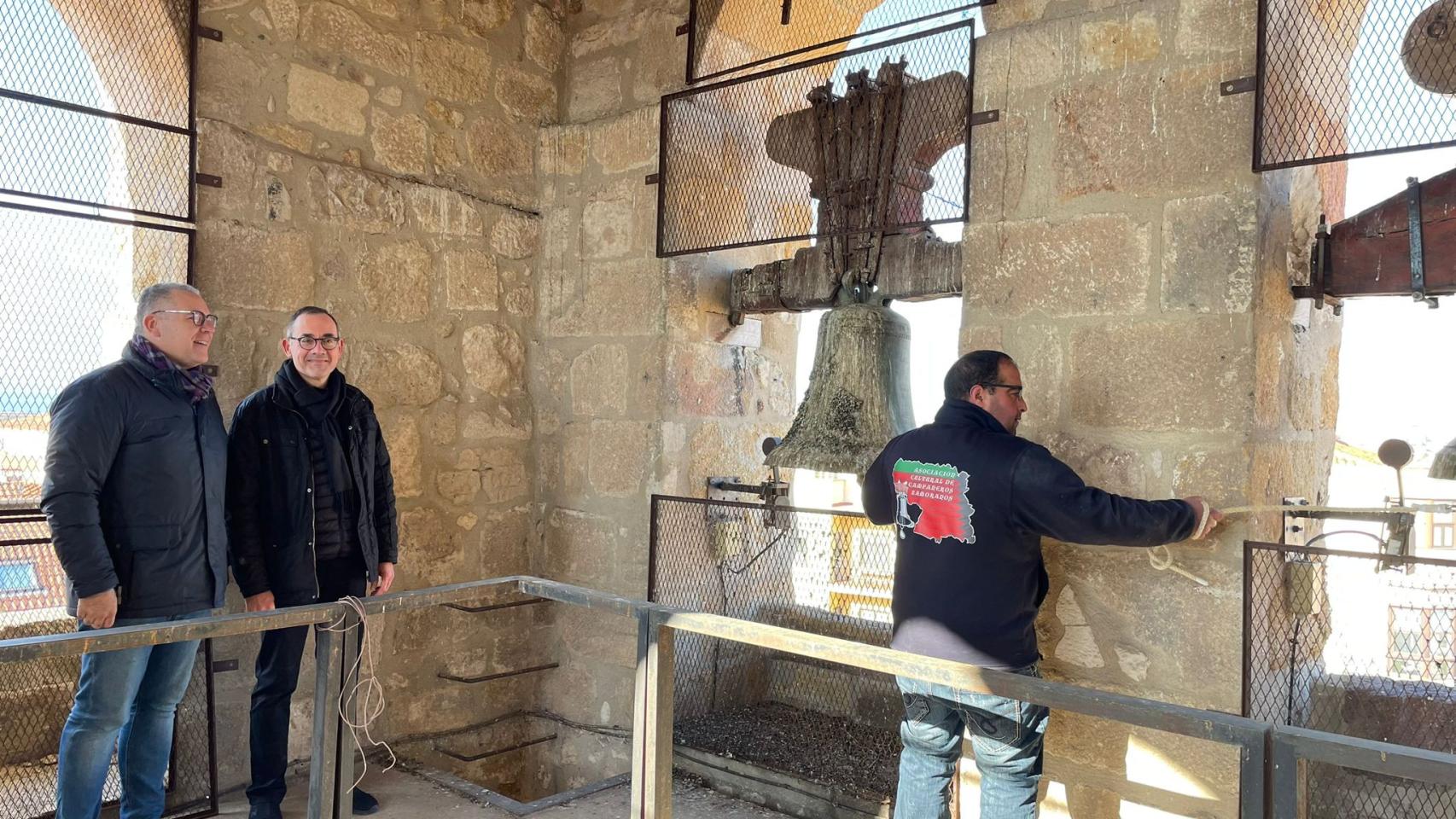 Imagen del toque de campanas en Zamora.