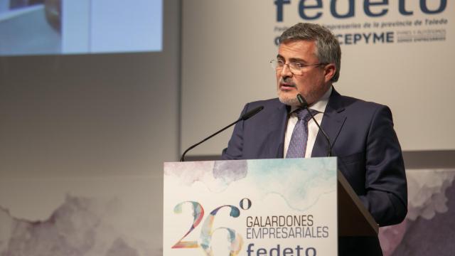 Javier de Antonio,  presidente de la Federación Empresarial Toledana (Fedeto).