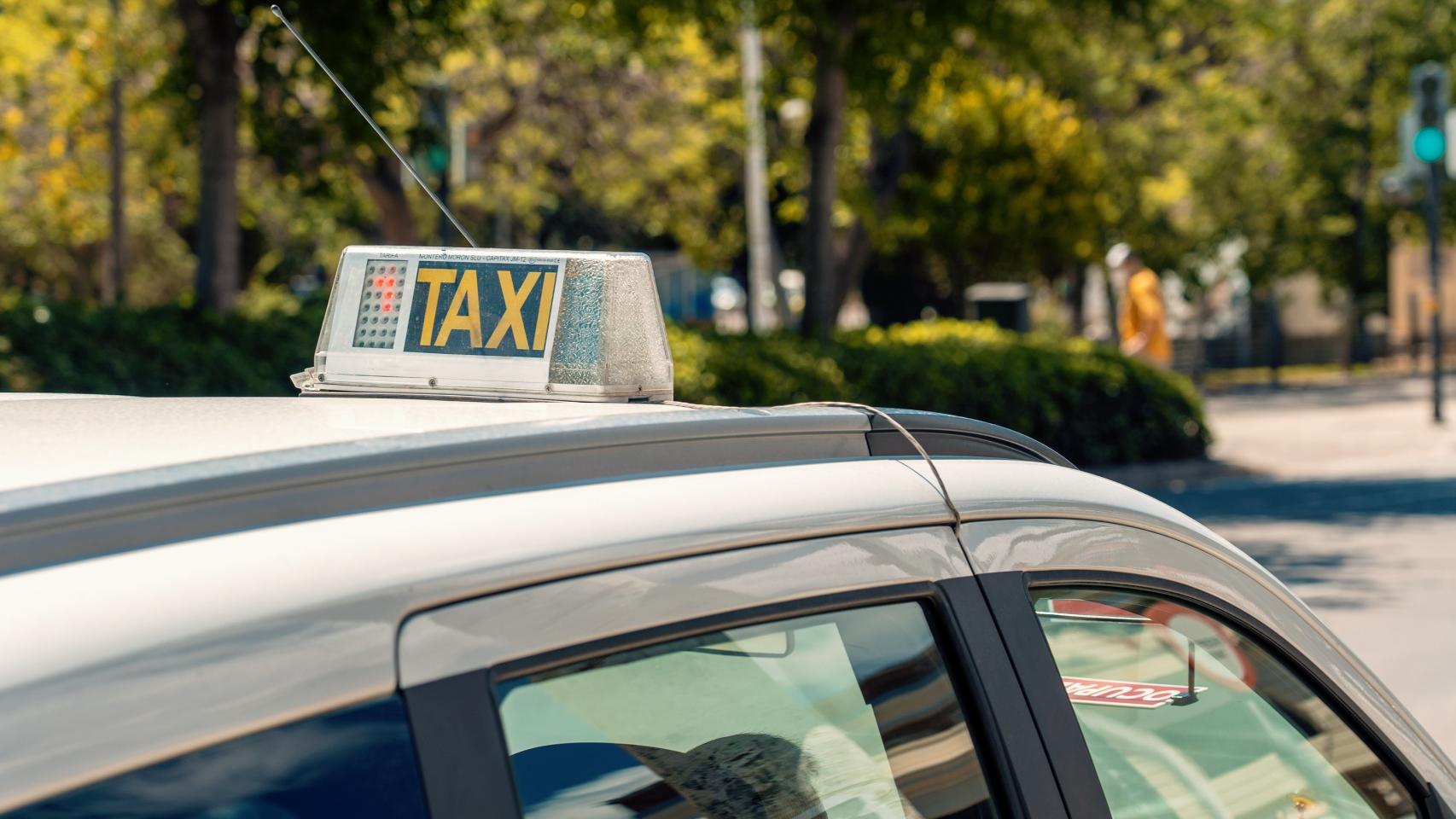 Imagen de un taxi.