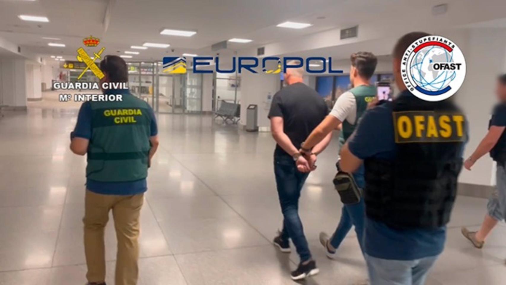 Una imagen de la detención.