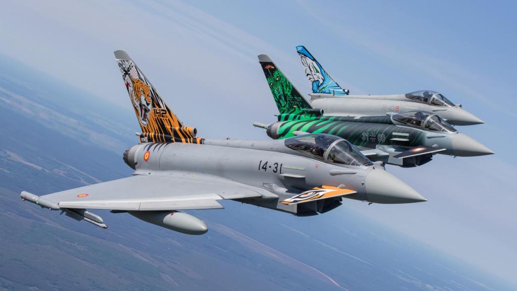 Formación de Eurofighter Typhoon