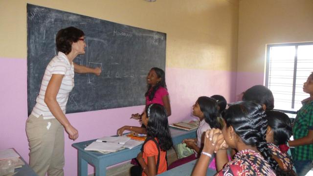 Imagen de archivo de un voluntariado internacional