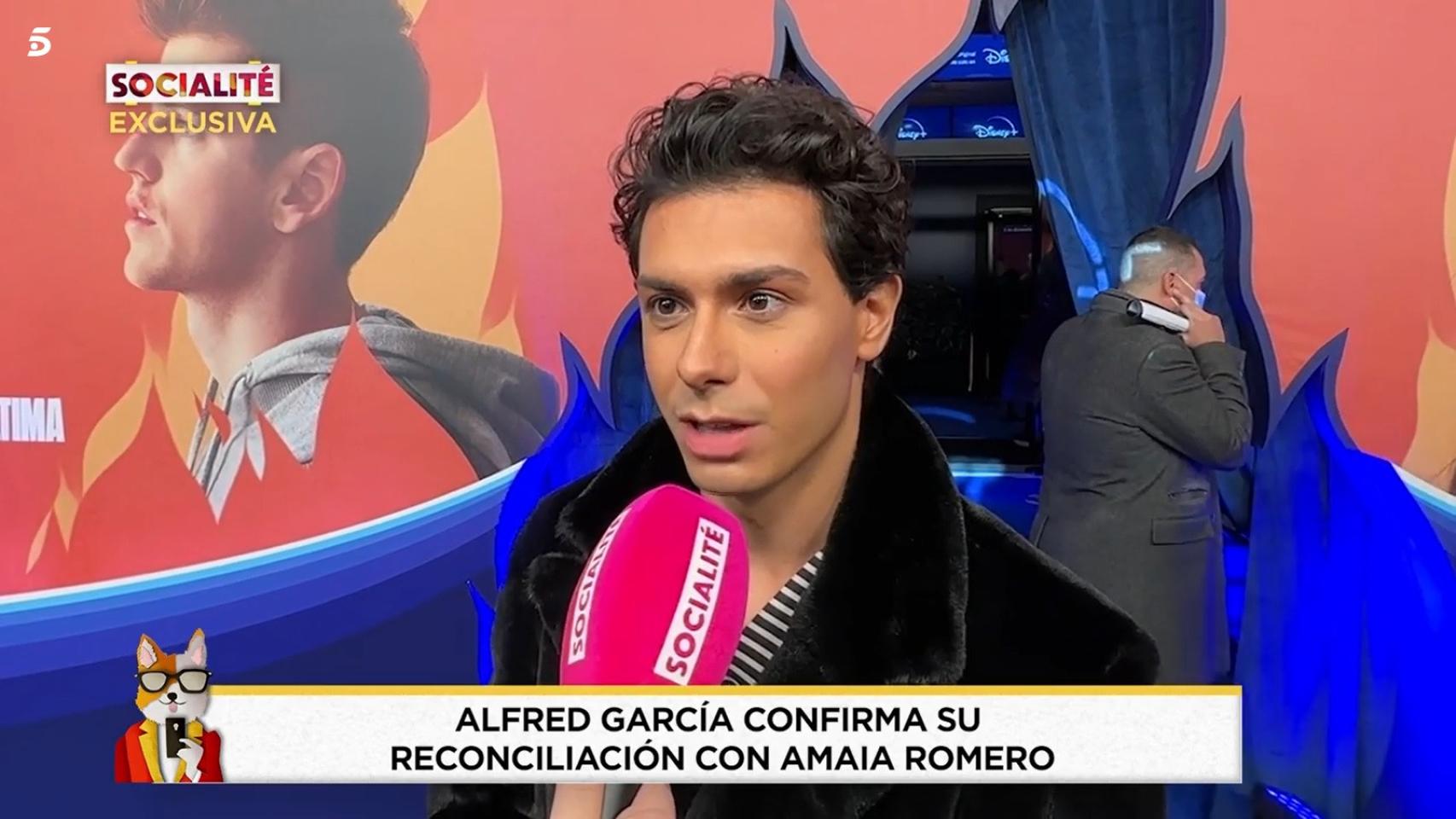 Alfred García hablando a 'Socialité'.