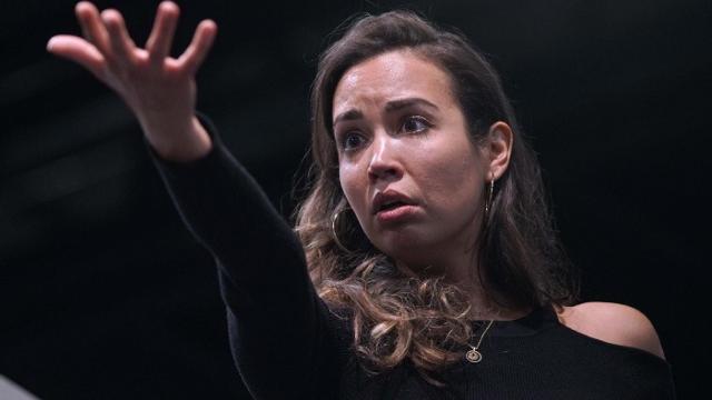 La soprano Nadine Sierra, en un ensayo de 'La sonnambula'. Foto: Javier del Real