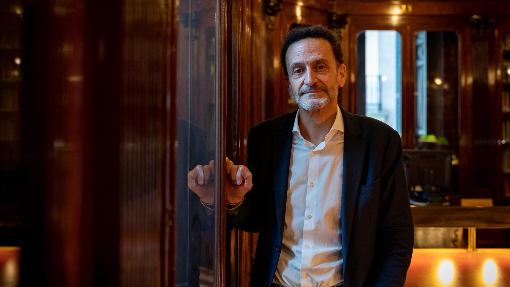 Edmundo Bal, en la biblioteca del Congreso en una entrevista con EL ESPAÑOL.