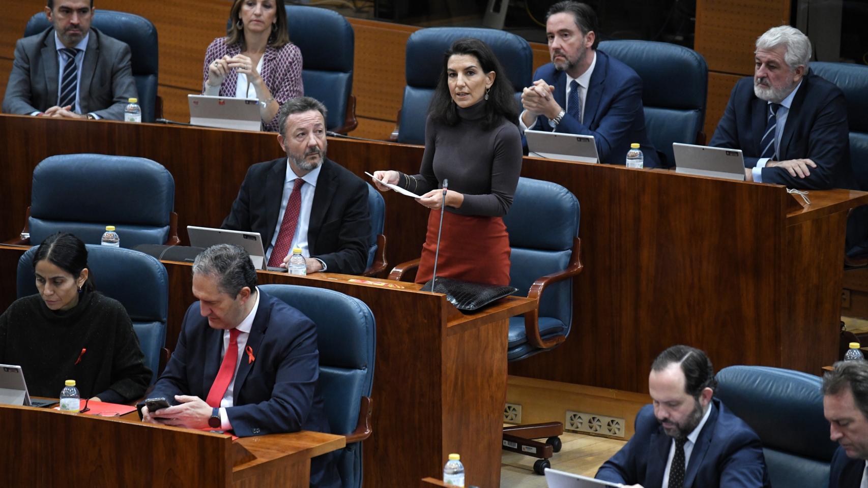 Rocío Monasterio, portavoz de Vox en la Asamblea de Madrid.