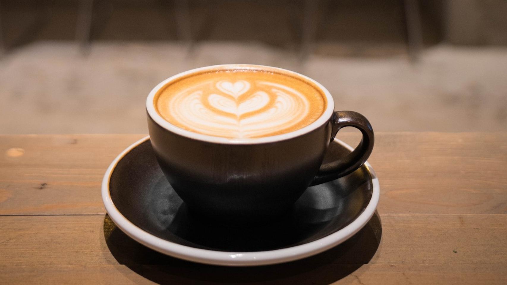 Un café con leche.