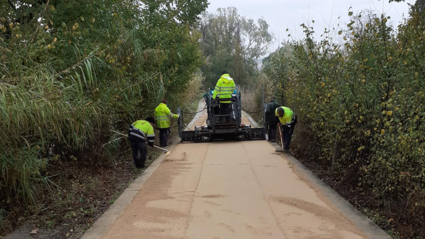 Comienza el arreglo de la Senda Ecológica de Toledo entre la clínica del Rosario, San Pedro el Verde y Fábrica de Armas
