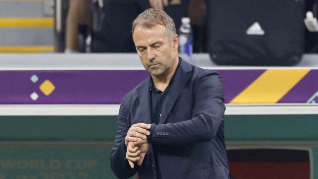 Hansi Flick, en el Mundial de Qatar