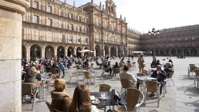 Imagen de la plaza Mayor de Salamanca